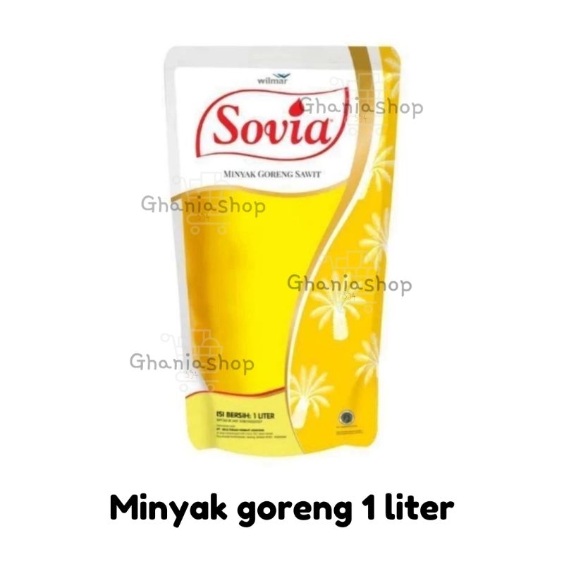 

Sovia minyak goreng 1 liter FREE BUBBLEWRAP