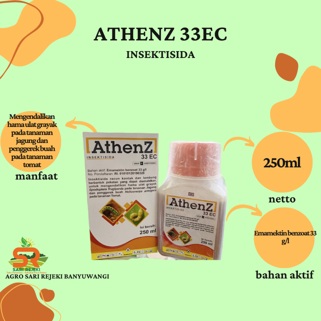 ATHENZ 33EC 250ML INSEKTISIDA EMAMEKTIN