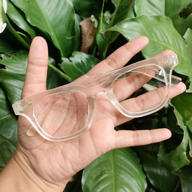 KACAMATA VINCENT MINUS LOGO V CLEAR KACAMATA VINCENT MINUS TRANSPARAN