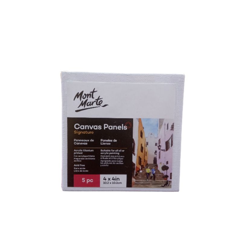 

MontMarte CMPL1010 Oil painting board 10.2x10.2cm 5 pieces