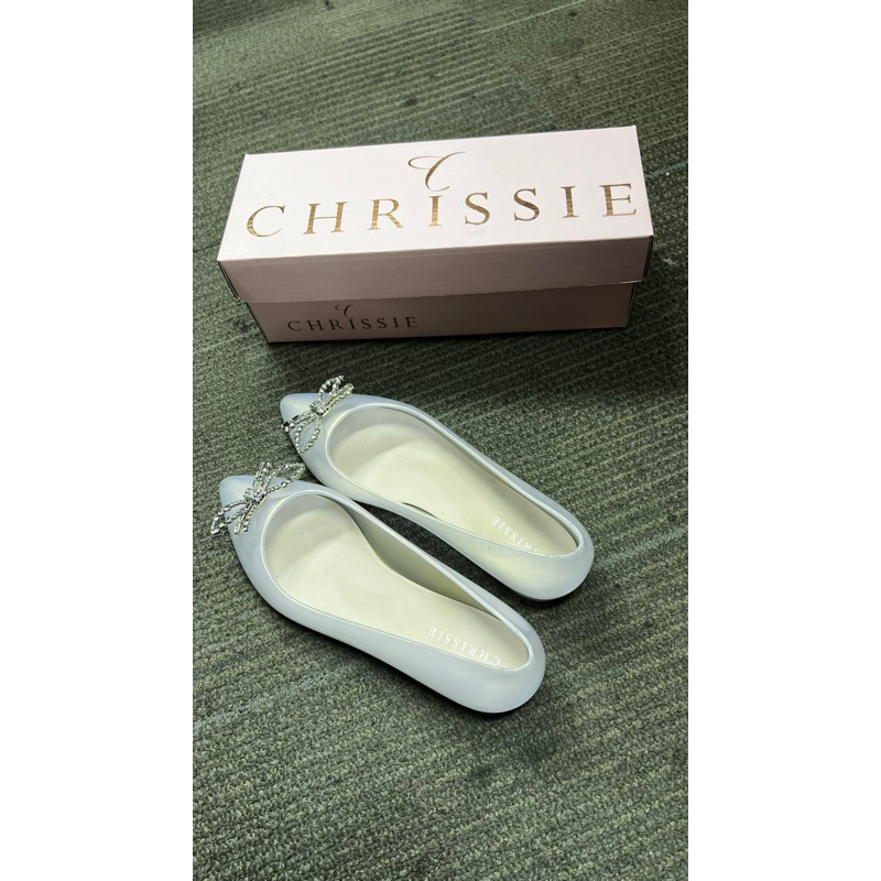 PL Payless Chrissie Womens Visca Flats Jelly Shoes Clear