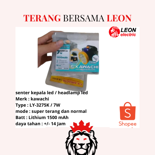 senter kepala kawachi 7WATT-LY-3275K