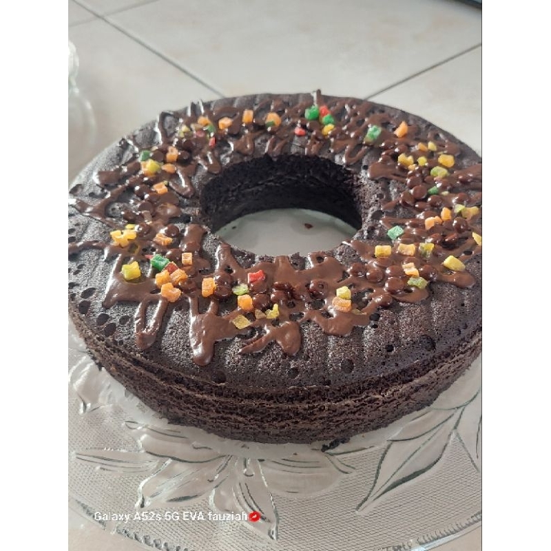 

BOLU KETAN HITAM oven/kukus (uk loyang d 25cm berat _+600gr)