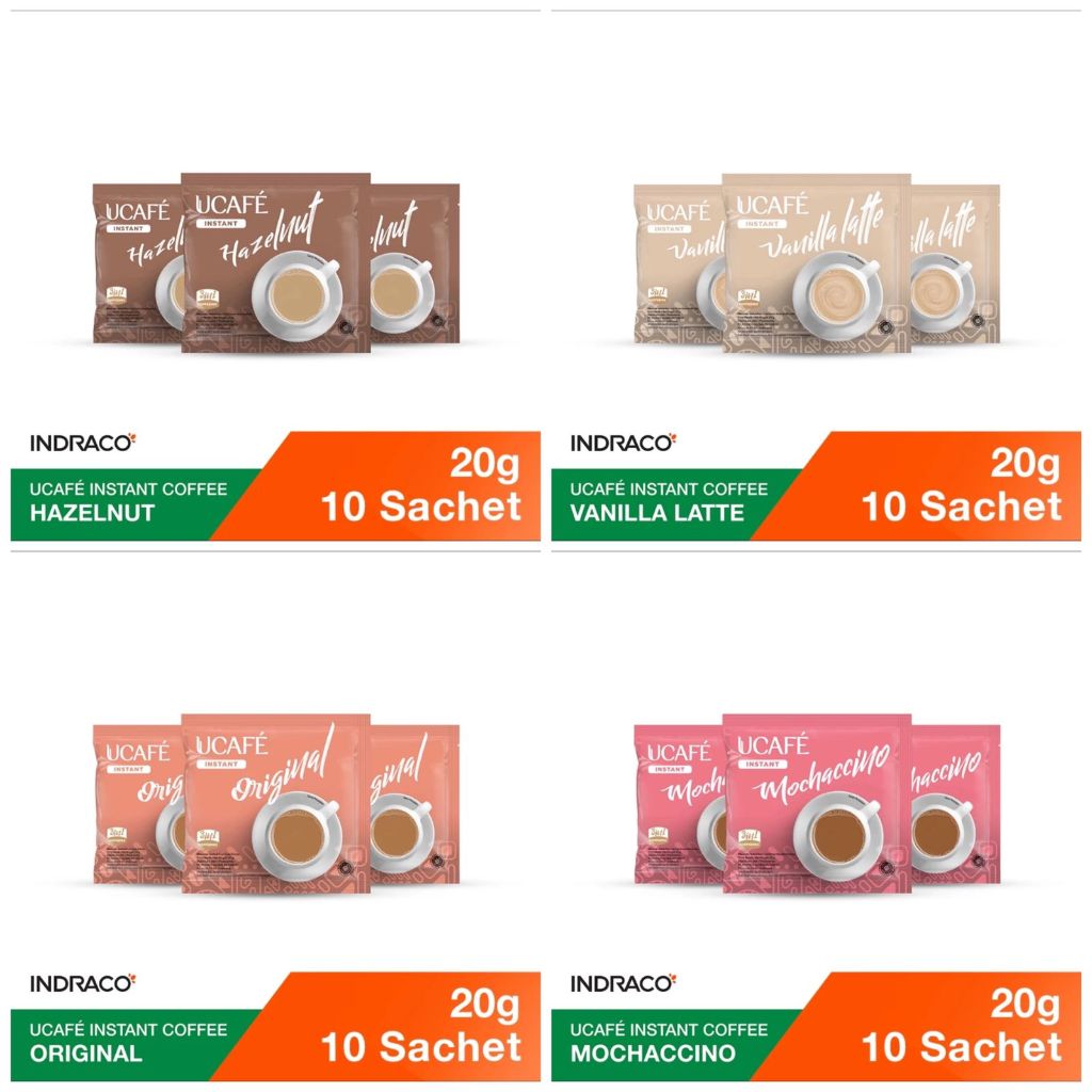 

UCAFE INSTANT COFFE VANILLA LATTE ISI 10PCS