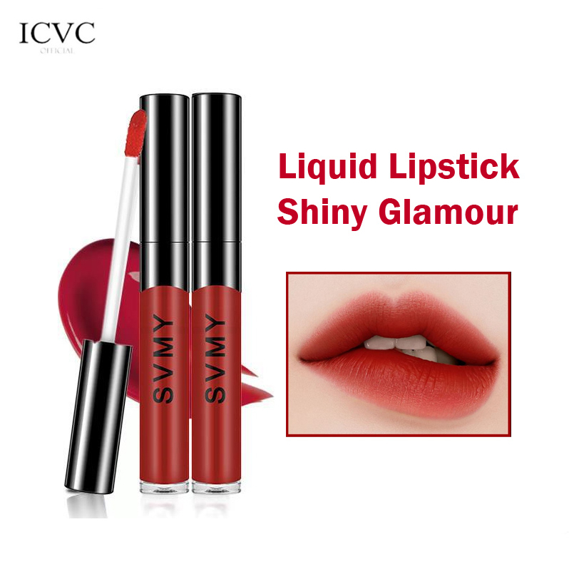 Lameila Svmy 1063 Liquid Lipstick Shiny Glamour Lip Glaze Waterproof Lipstik Anti Air Tahan Lama