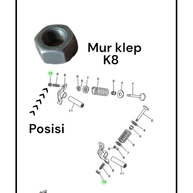 mur klep mio sporty smile soul nouvo fino karbu kunci 8