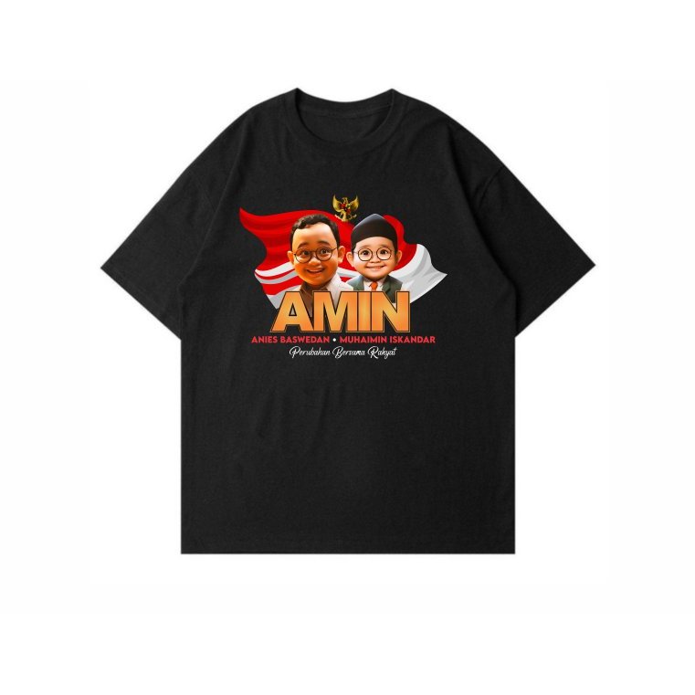 KAOS OVERSIZE CAPRES 2024 ANIES PRABOWO GANJAR 2 BIG SIZE JUMBO