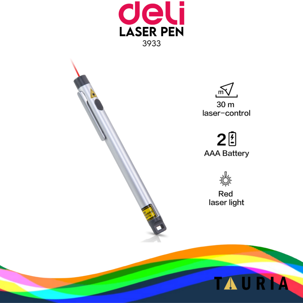 Deli Laser Pointer Pen Pointer Presentasi 650 NM 3933