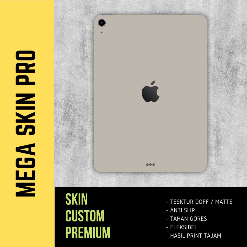 Skin ipad air 5 ipad air gen 5 full body - isi 1 buah - natural titanium