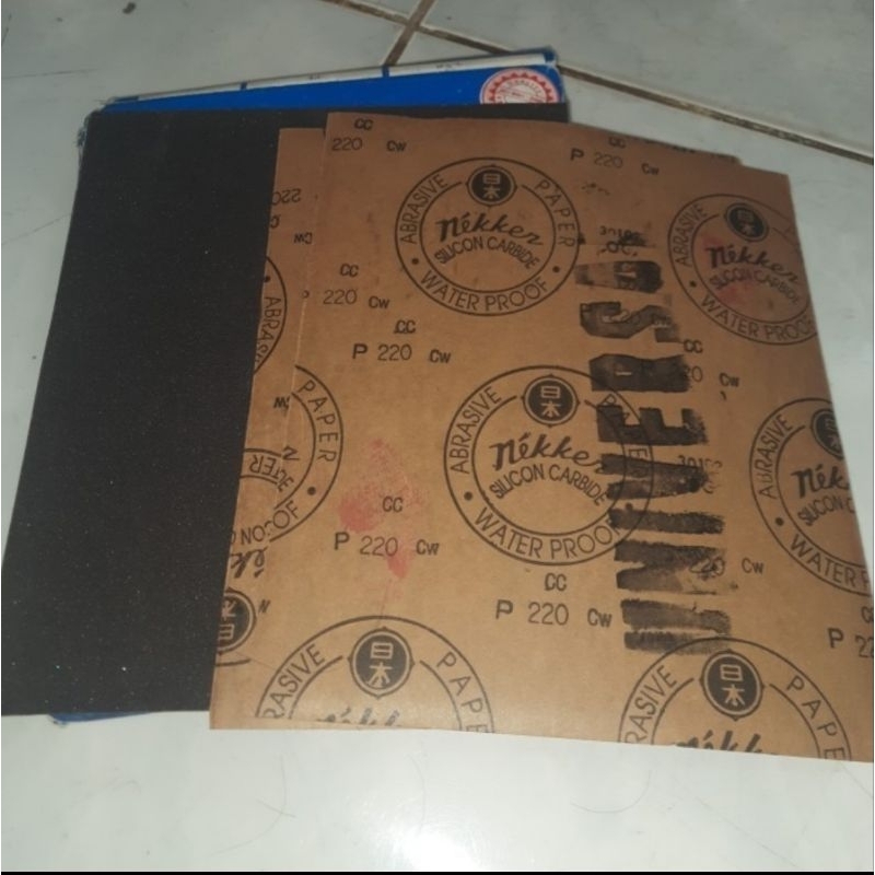 Amplas Kotak Ampelas Lembaran Universal Grit 120 Silicon Carbide Waterproof Abrasive Paper