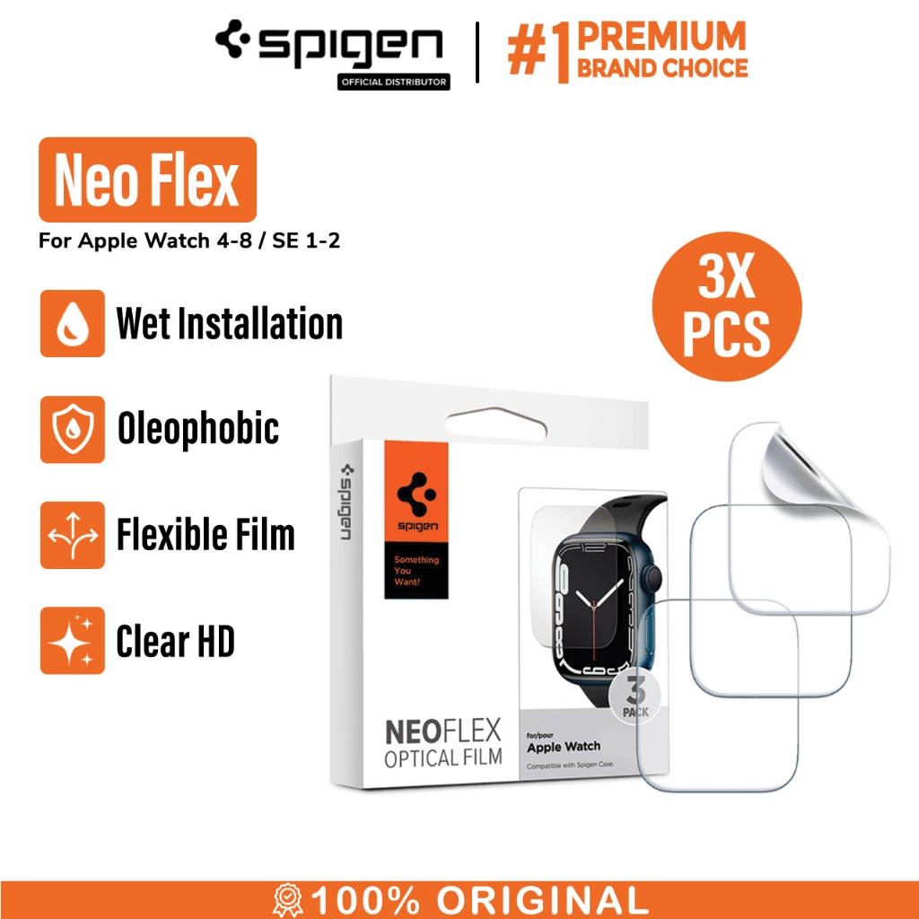 SPIGEN Screen Protector Apple Watch 8/7 45mm/41mm Spigen Neo Flex Anti Gores