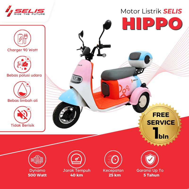 SELIS - Motor listrik Hippo (Roda 3)