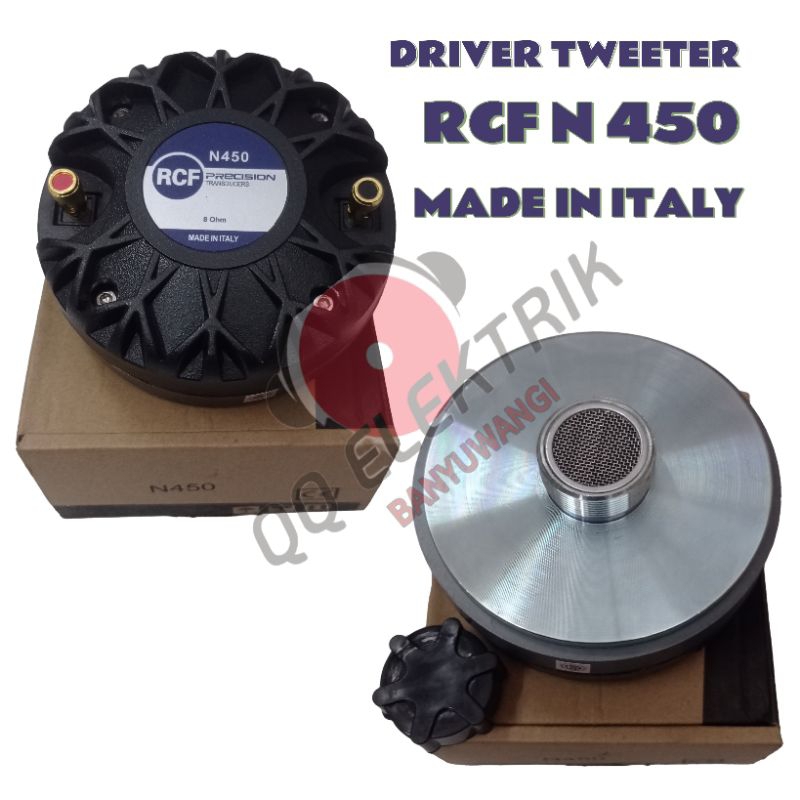 Driver Tweeter RCF N 450 / Tweeter RCF N450 Made in italy Model DRAT