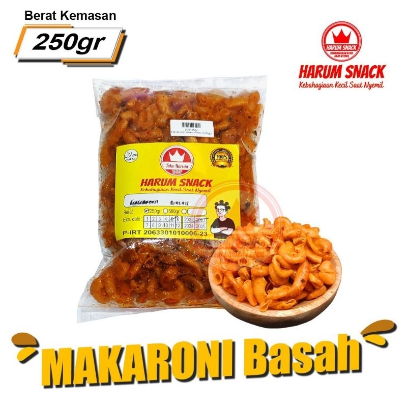 

MAKARONI BASAH BANTAT PEDAS 250 Gram [Harum Snack Official]