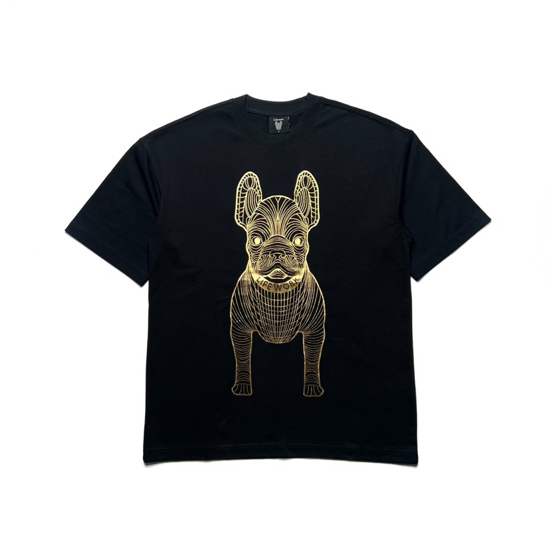 lifework gold radog black tee original