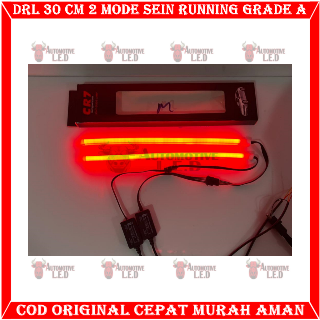 ORIGINAL ALIS SEIN RUNNING DRL FLEKSBIEL RUNNING 30 CM 2 MODE RUNNING SEN | DRL GRADE A SEN RUNNING CR7