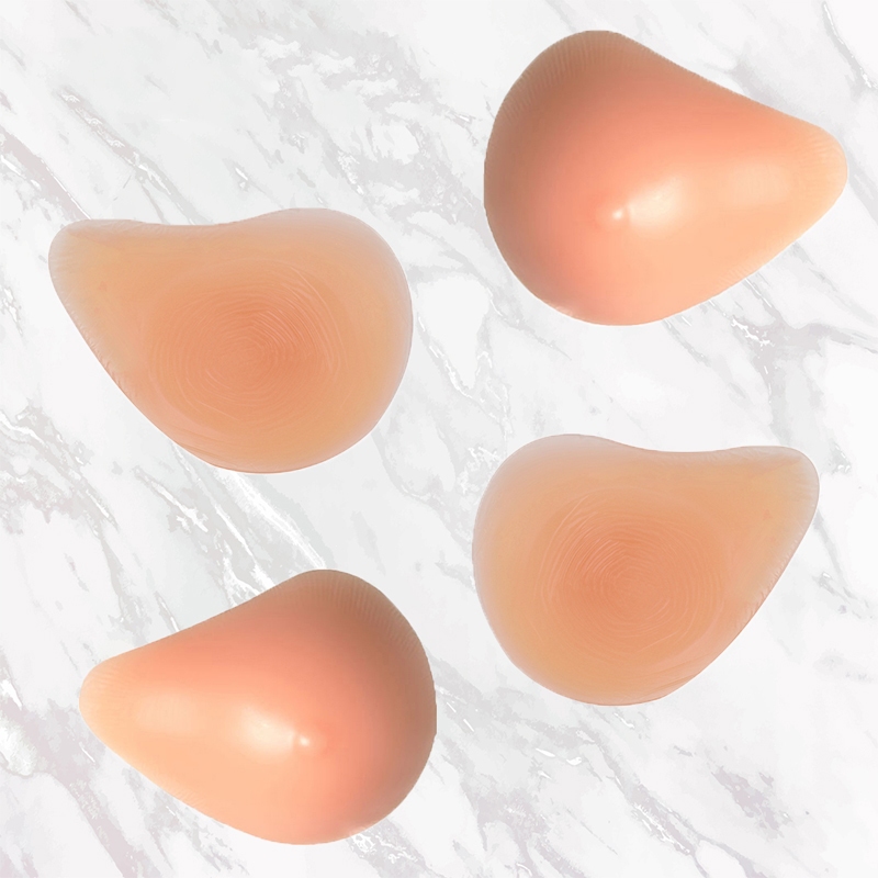 1 buah Payudara palsu spiral Silicone Silikon Bra Mastektomi Insert Pad Penyumpal Breast Cancer Payu