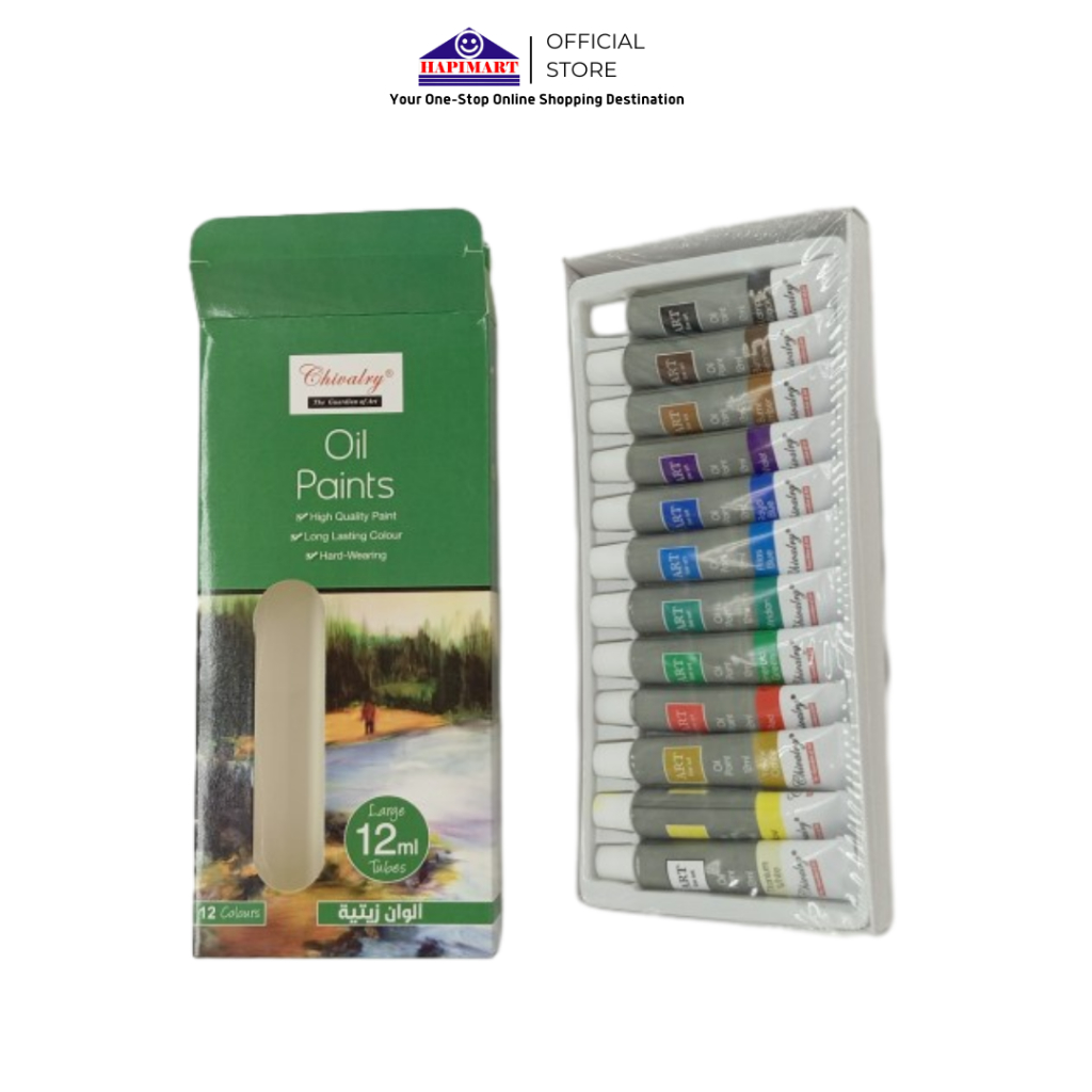 

Cat Minyak Oil Paints 12ml 12Colour QS012