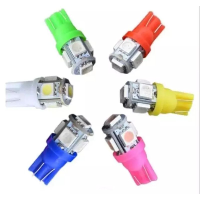 LAMPU SEN MOTOR MODEL COLOK LED 1 WARNA 5 led isi 2 pcs lampu motor sein motor variasi warna