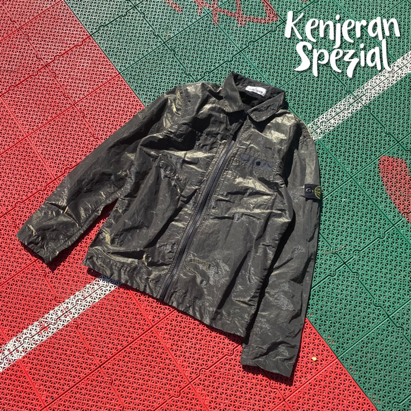 Stone Island Overshirt Nylon Green