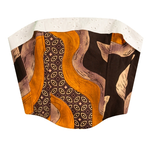 NAWA Batik Bustier (Yellow)