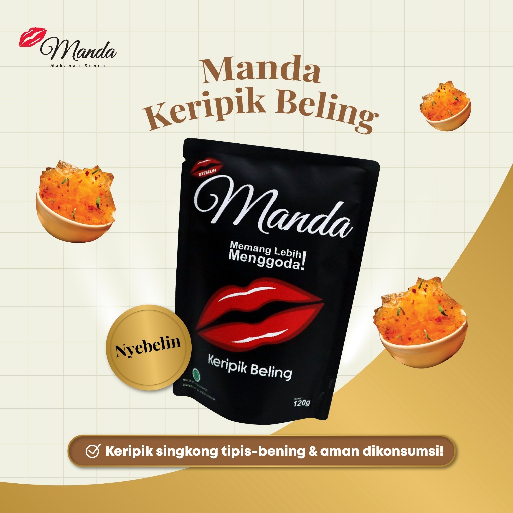 

Manda Keripik Beling Nyebelin 120gr