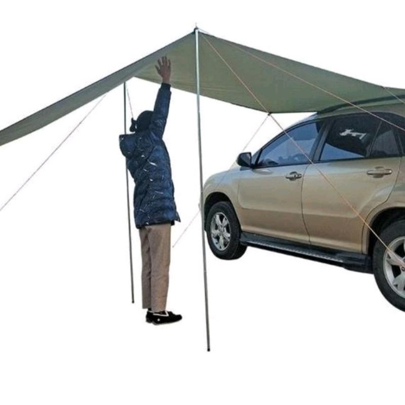 Tiang flysheet alumunium - Tiang tenda camping - Tiang flysheet camp out - tarptent