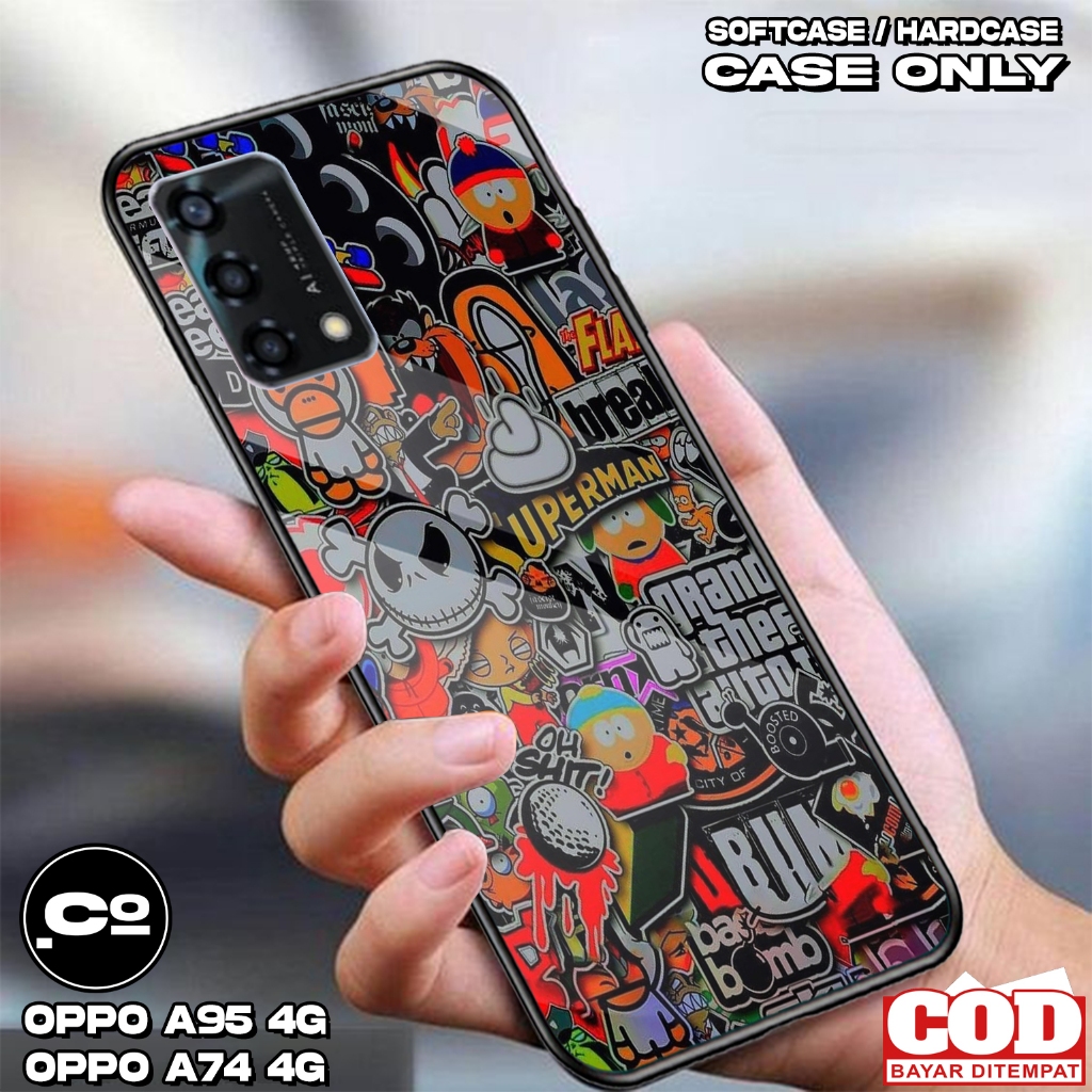 Case OPPO A95 4G / OPPO A74 4G - Casing OPPO A95 4G / OPPO A74 4G  [ GRVTY ] Silikon OPPO A95 4G / O