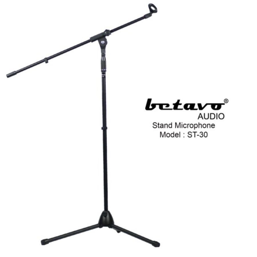 Stand Mic Panjang BETAVO ST30 / ST 30 FULL BESI Tripod Lantai Original Betavo