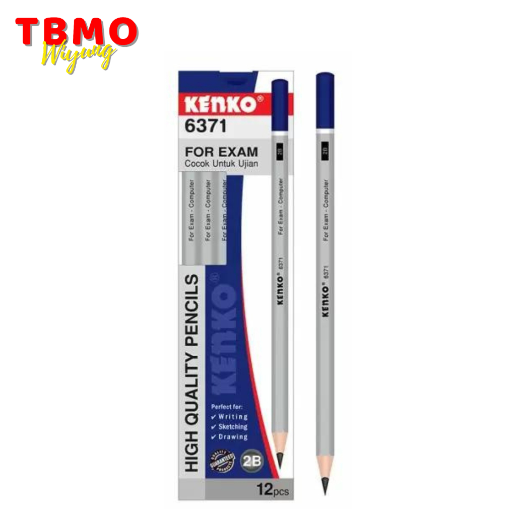 

TBMO Pensil 2B Kenko 6371 Silver Per Pack Isi 12 pcs