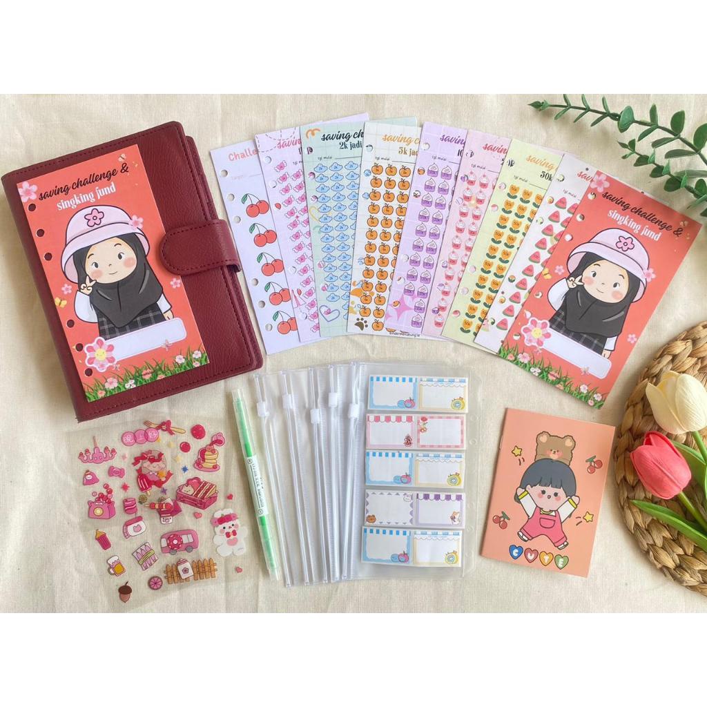 

12.12 ✨SALE✨ PAKET NABUNG BINDER A6 HEMAT| A6 PAKET BINDER NABUNG HEMAT 