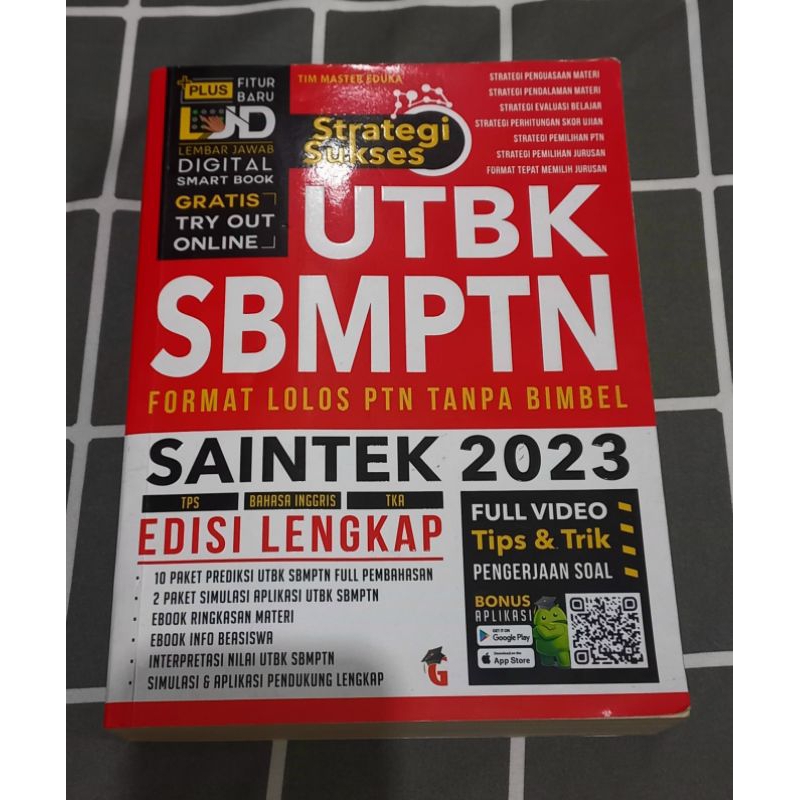 PRELOVED BUKU UTBK SBMPTN 2023 TKA TPS B.ING