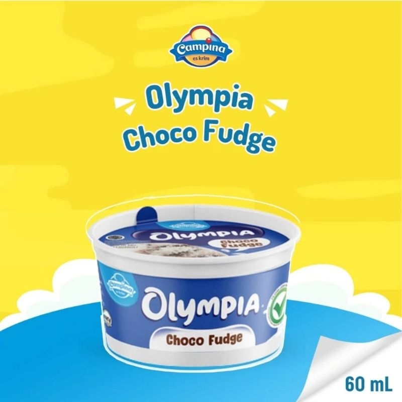 

ice cream Campina Olympia choco fudge