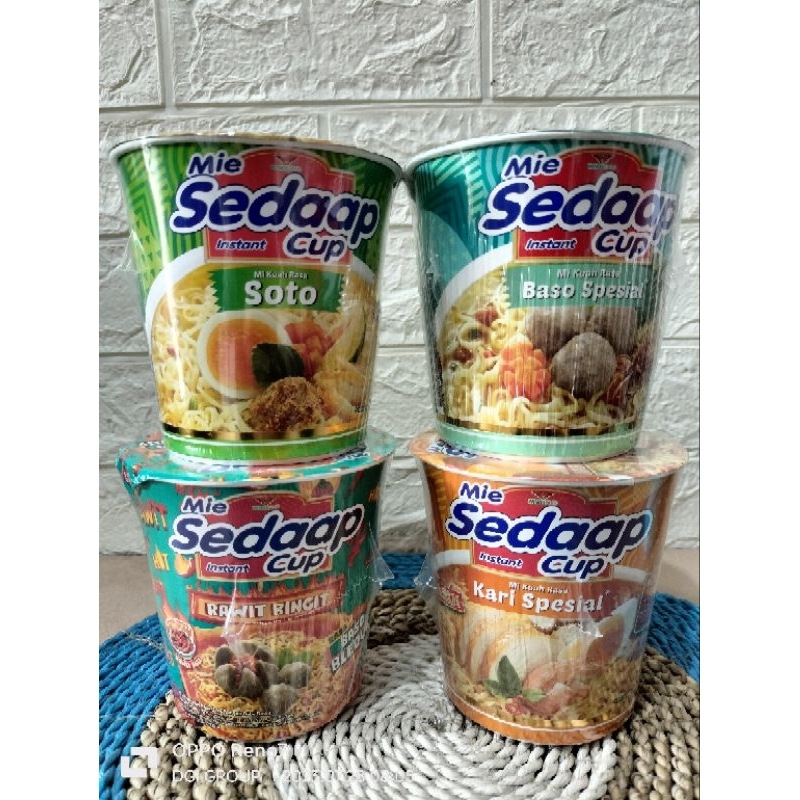 MIE SEDAAP CUP 75GR MIE INSTAN CUP