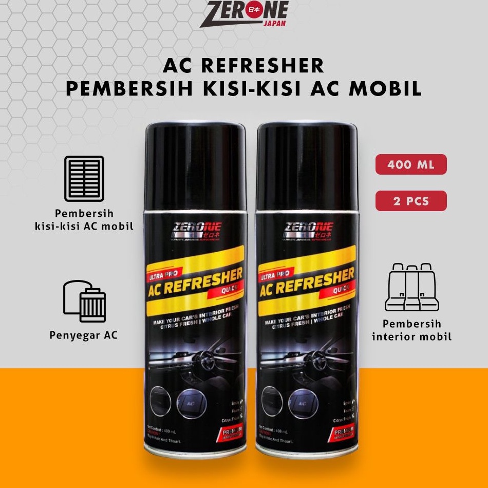 メ PAKET ZERONE AC REFRESHER MOBIL AC Cleaner Mobil Zerone Japan ac refresher mobil pembersih ac mobi