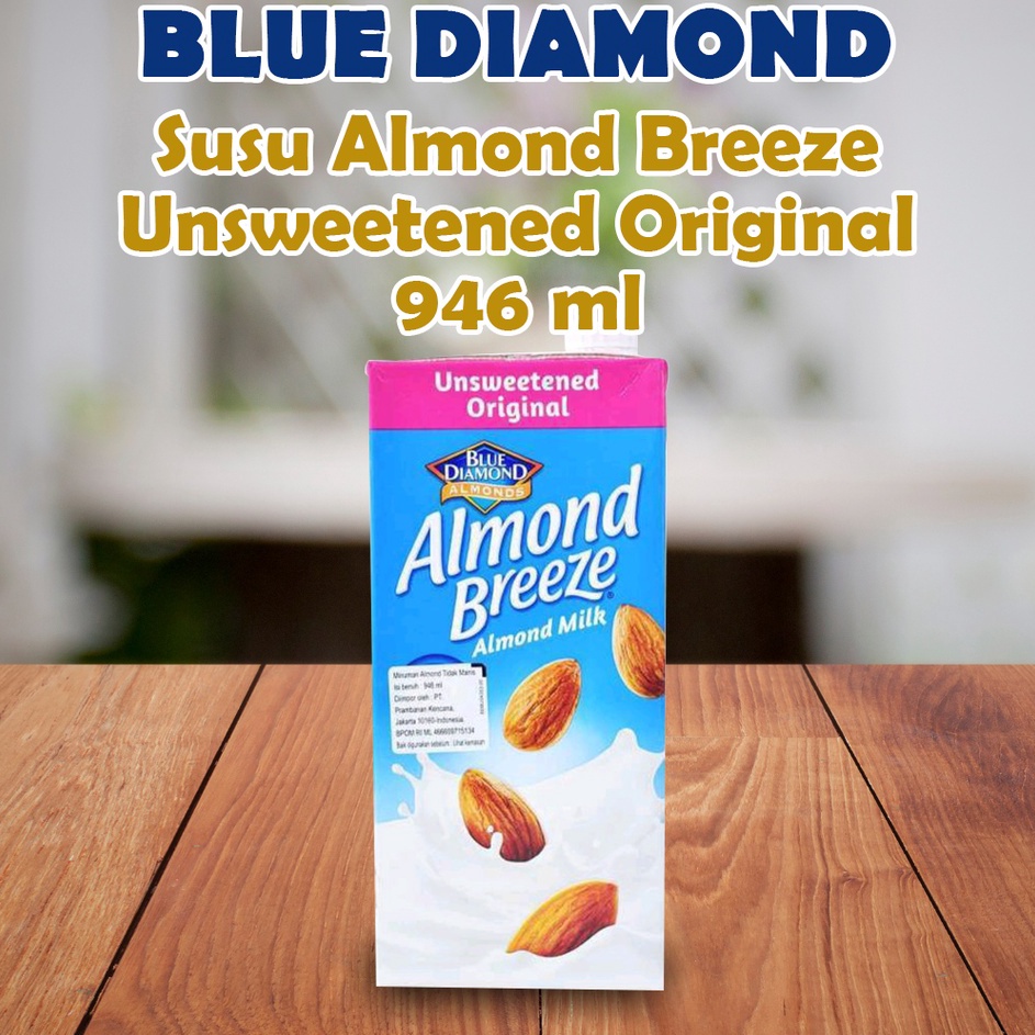 

➥Ready Stok↓ Blue Diamond Almond Milk Unsweetened Original 946 ml Z81