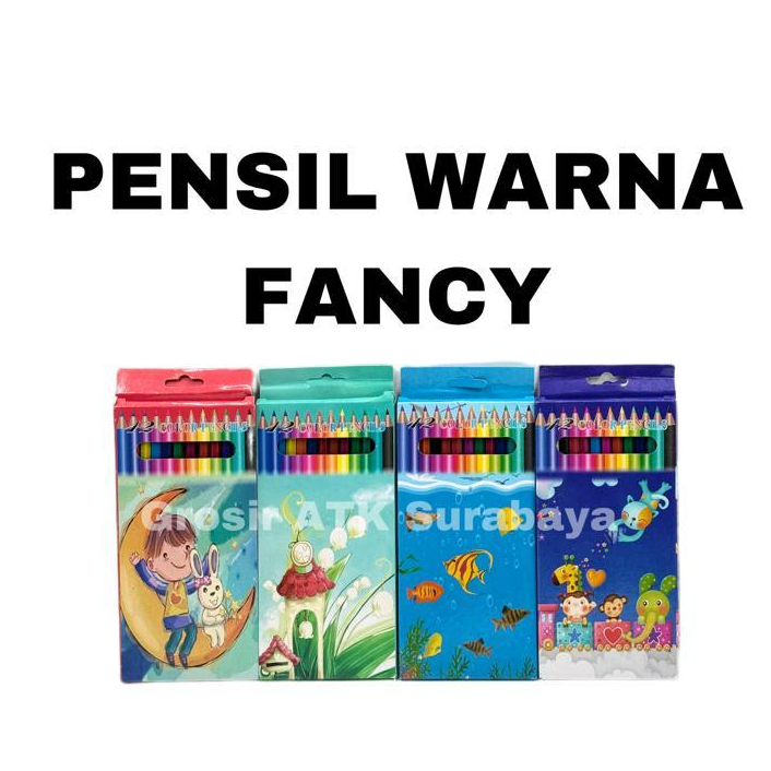 

PENSIL WARNA FANCY 12 WARNA / Pensil Gambar 12 Warna Color Panjang Murah