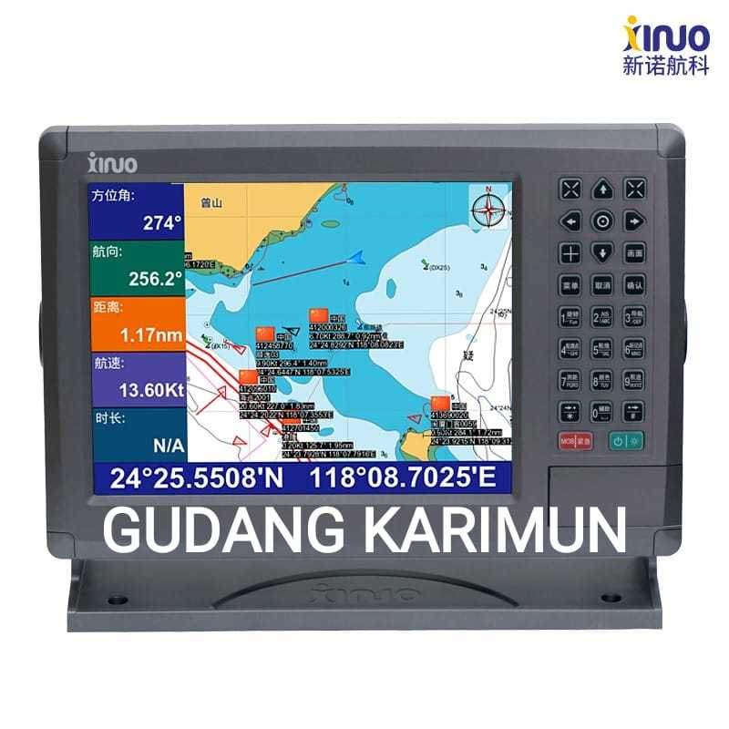 Xinuo XF-1069B GPS AIS Class B 10 inch + Antenna VHF Komplit
