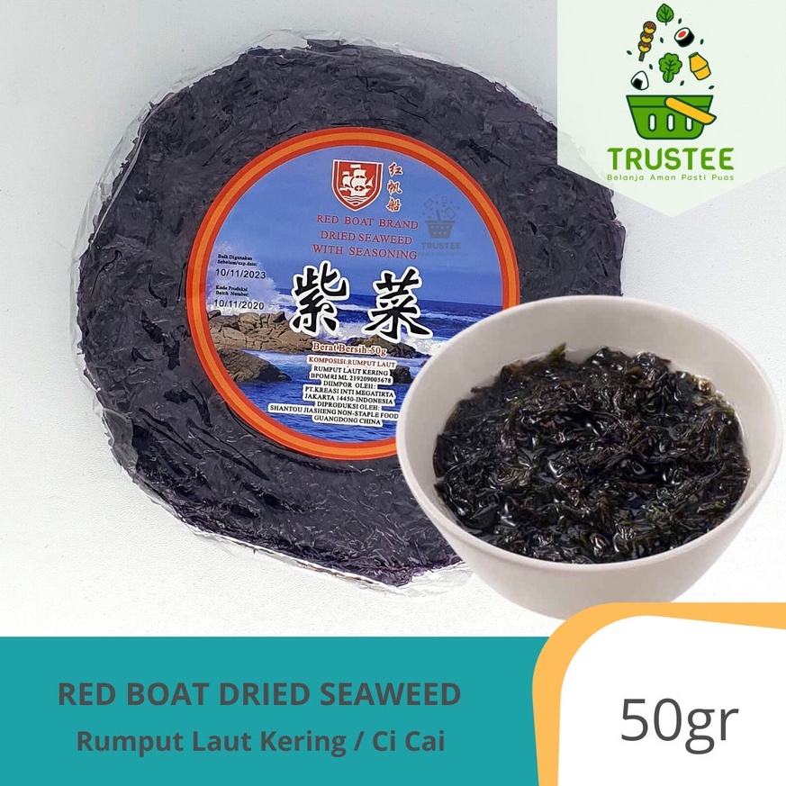 

[✮N7<] Rumput Laut Kering / Dried Seaweed / Ci Cai Red Boat Brand 50gr Zi Cai Ci Chai With Discount