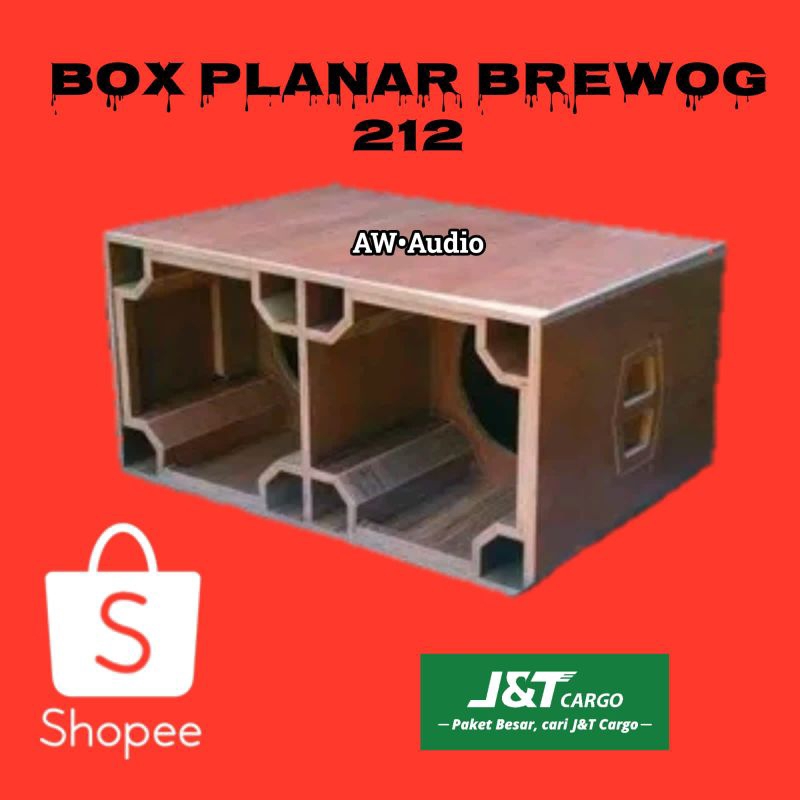 Box Planar Brewog 212 atau 12 inch Double