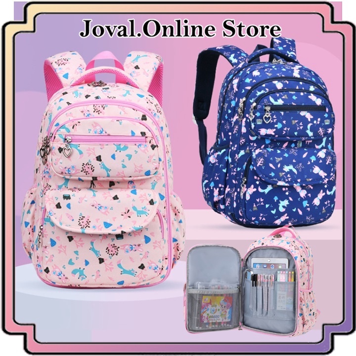 12.12 MALL TAS RANSEL SEKOLAH ANAK PEREMPUAN MOTIF UNICORN RABBIT / TAS RANSEL SEKOLAH SD SMP SMA AN