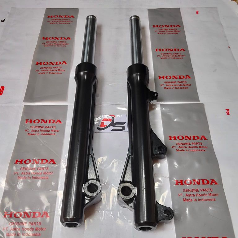 NEW STOCK AS + TABUNG SHOCK BREAKER DEPAN BEAT FI KARBU / ESP - VARIO 110 LAMA . Scoopy fi 2016(2pcs