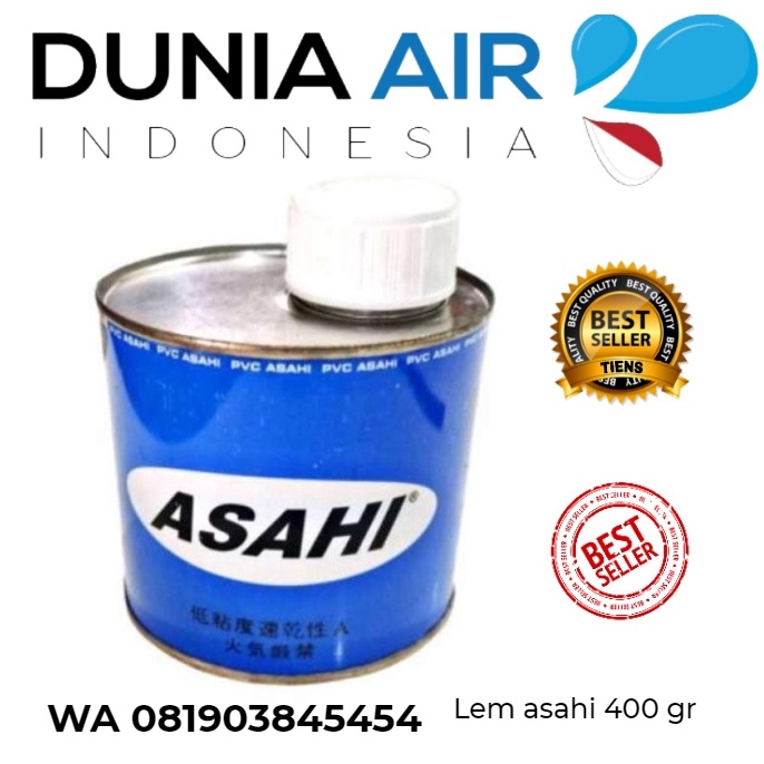 

[♕A56➢] LEM PVC ASAHI 400 GRAM / LEM PVC ASAHI KALENG / LEM PVC KALENG Serba Murah