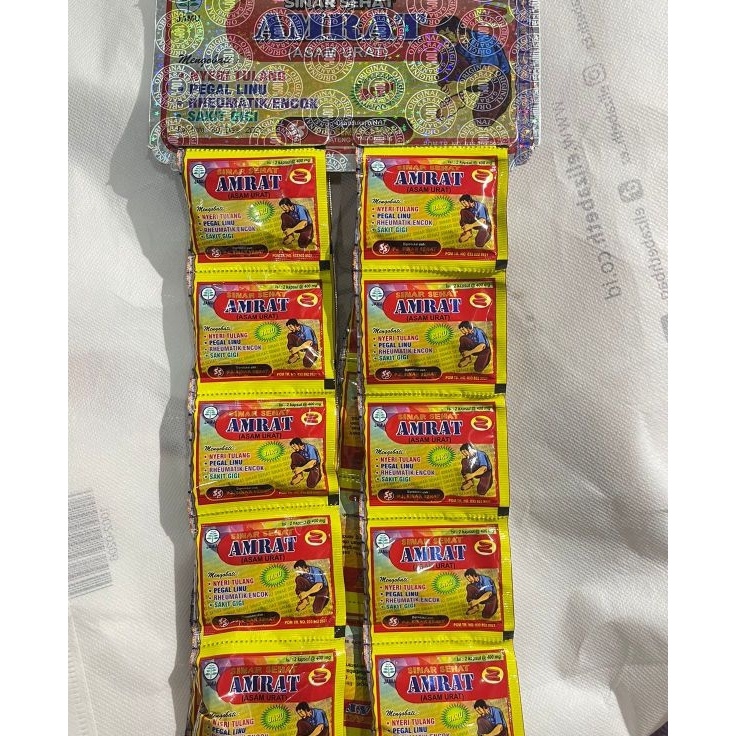 

[KODE 6PHHF] Amrat kapsul isi 20 saset -2 kapsul