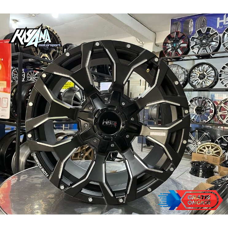 Velg HSR Goku Ring 16 Pcd 5x114,3 Velg Mobil Rush Terios Innova Zuke Dll Velg Racing Model Off road