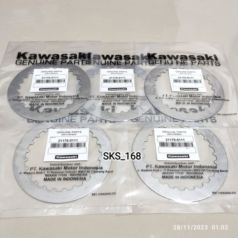 Plat Kopling Plat Gesek Bintik Ninja 150 R SS RR NEW OLD ZX150 Original