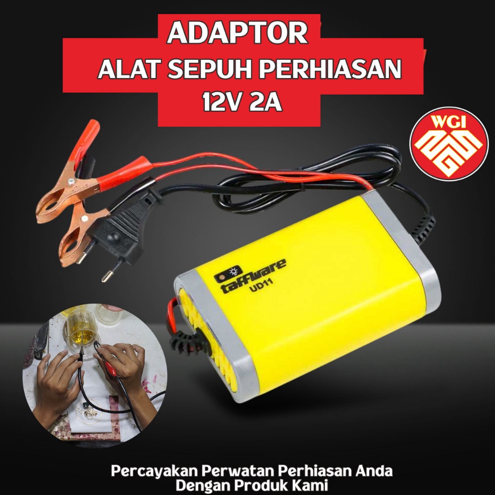 Paket Ekslusif Adaptor Alat Bantu Penyepuhan Pewarna Pengkilap Perhiasan Emas Perak Silver Logam Mul