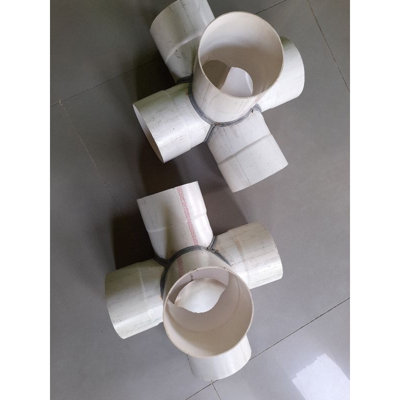 tee 5 way 5 inchi konektor pipa 5 arah sambungan pipa 5 cabang