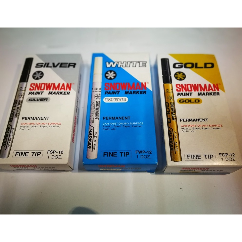 

HAIWZ SNOWMAN SPIDOL PAINT MARKER FINE / EXTRA FINE TIP Terbaru