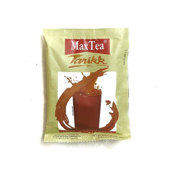 

➻ MAXTEA TARIKK TEH 1 Ren= 10 pcs x 25gr 3687